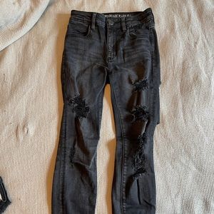 American Eagle black jegging